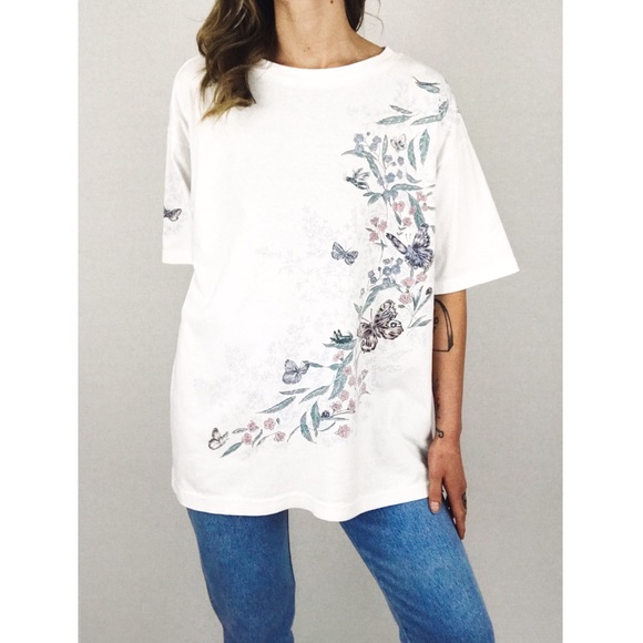 Vintage 💫 Botanical Graphic Tee - Picture 5 of 16